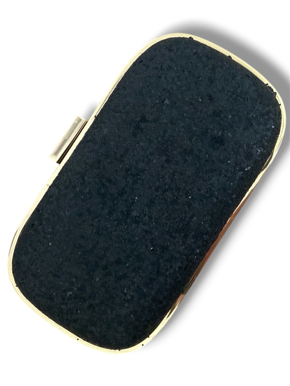Sparkly Black Hardback Clutch